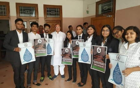 Save water poster Launch by LAS